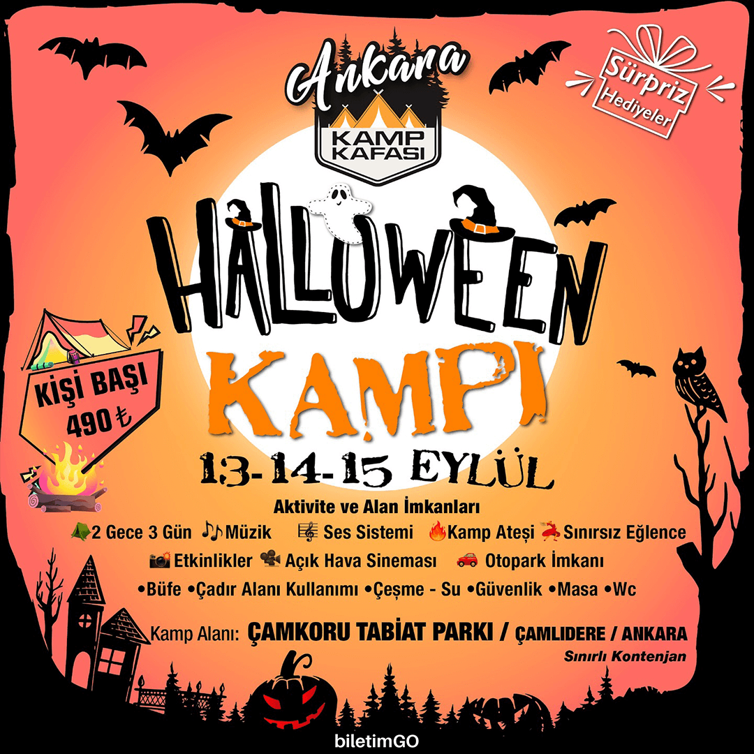 HALLOWEEN KAMPI (13-14-15 EYLÜL)