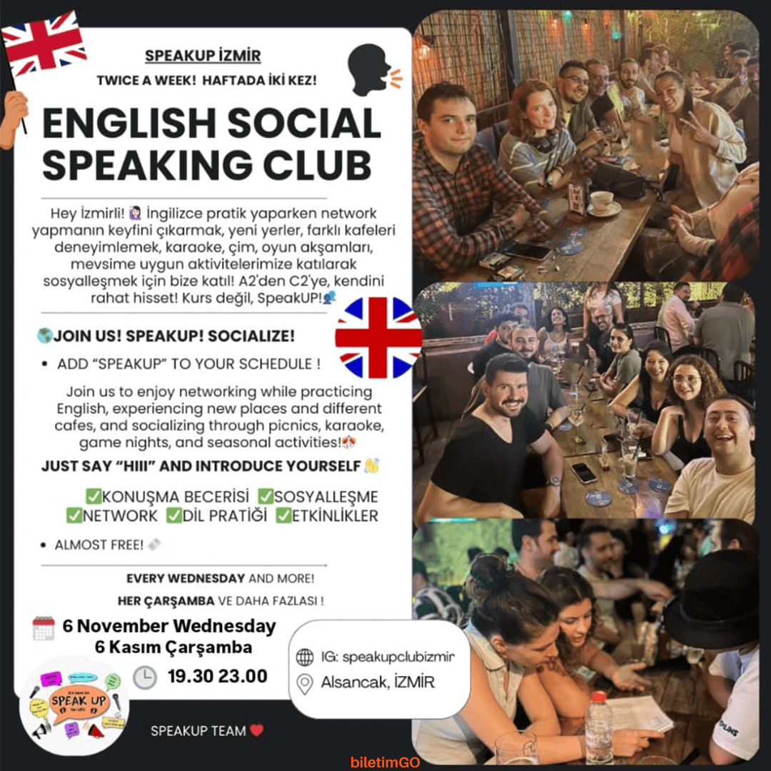 Wednesday Çarşamba speaking SpeakUP