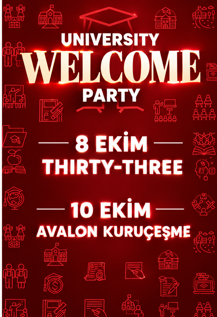 WELCOME PARTY - THIRTY THREE - AVALON KURUÇEŞME