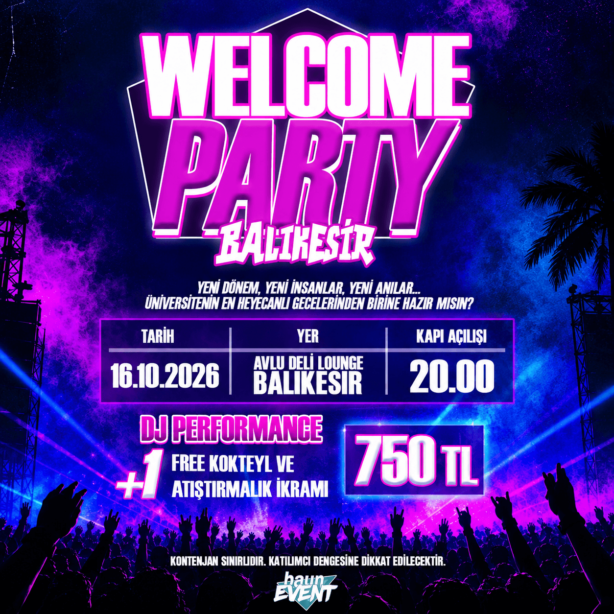 Welcome Party Balıkesir