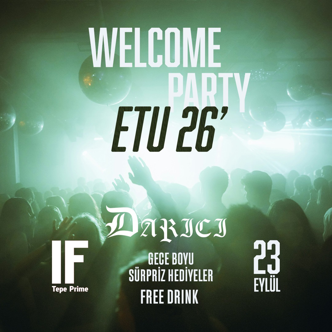 Welcome Party ETU 26’