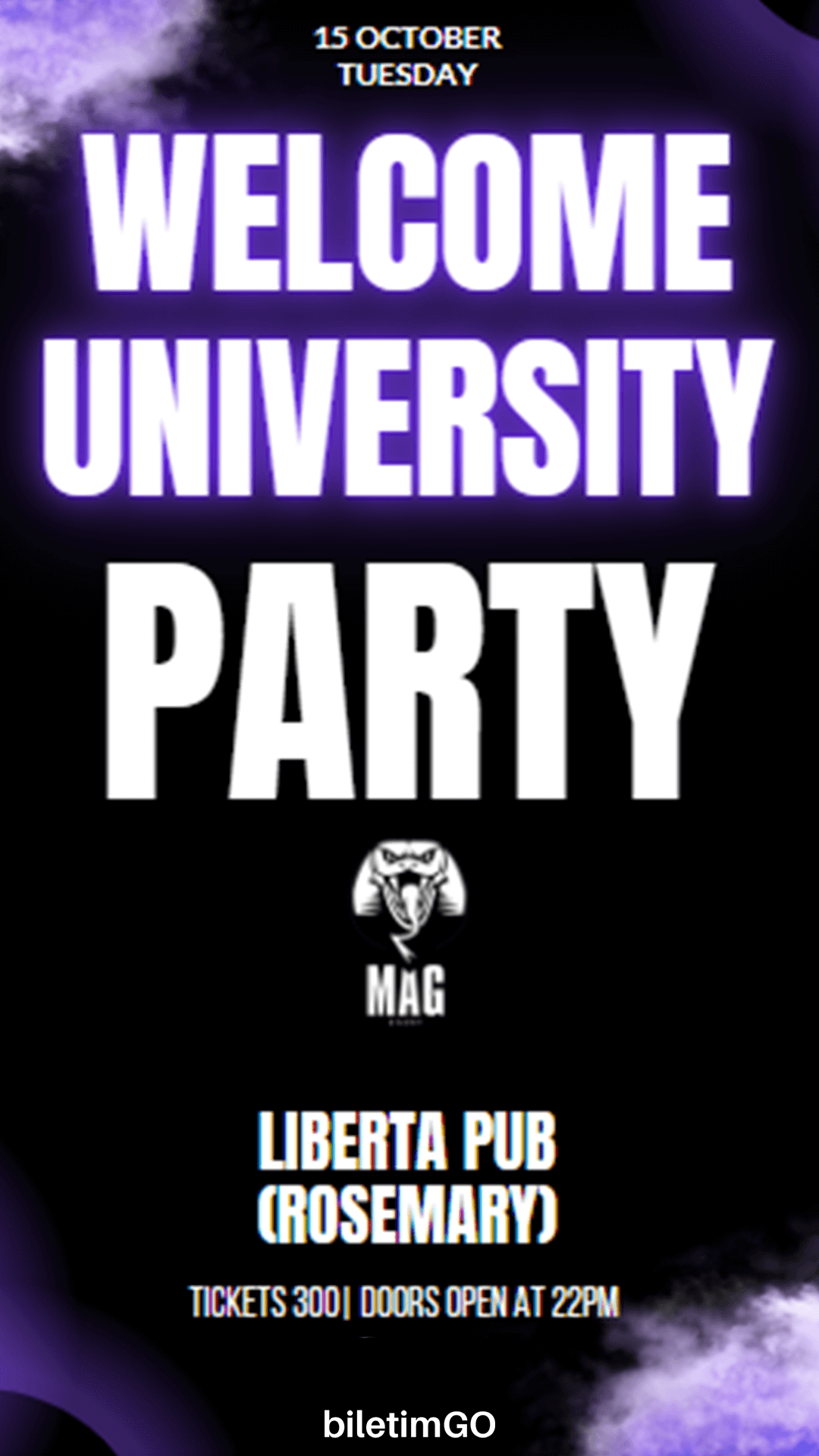 WELCOME UNIVERSITY PARTY