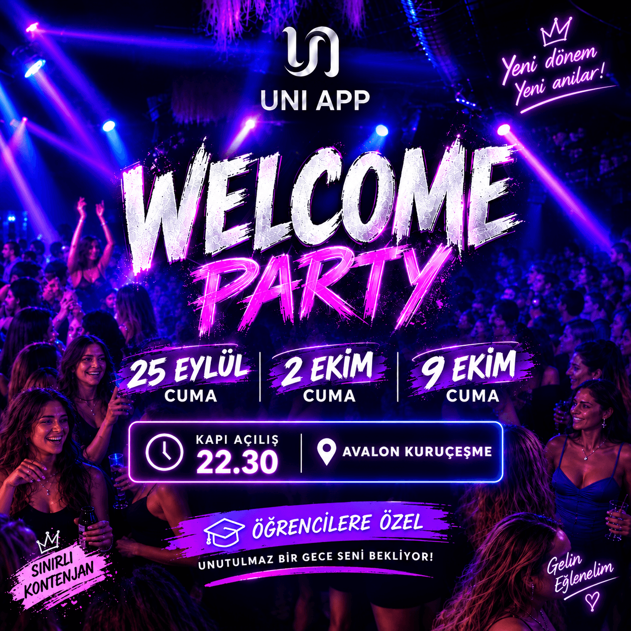 Welcome University Party