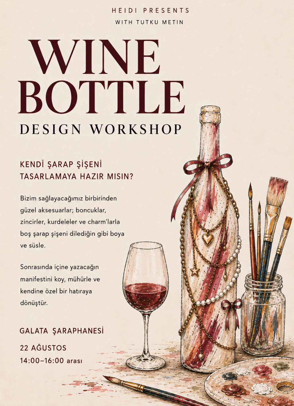 WINE BOTTLE DESIGN WORKSHOP