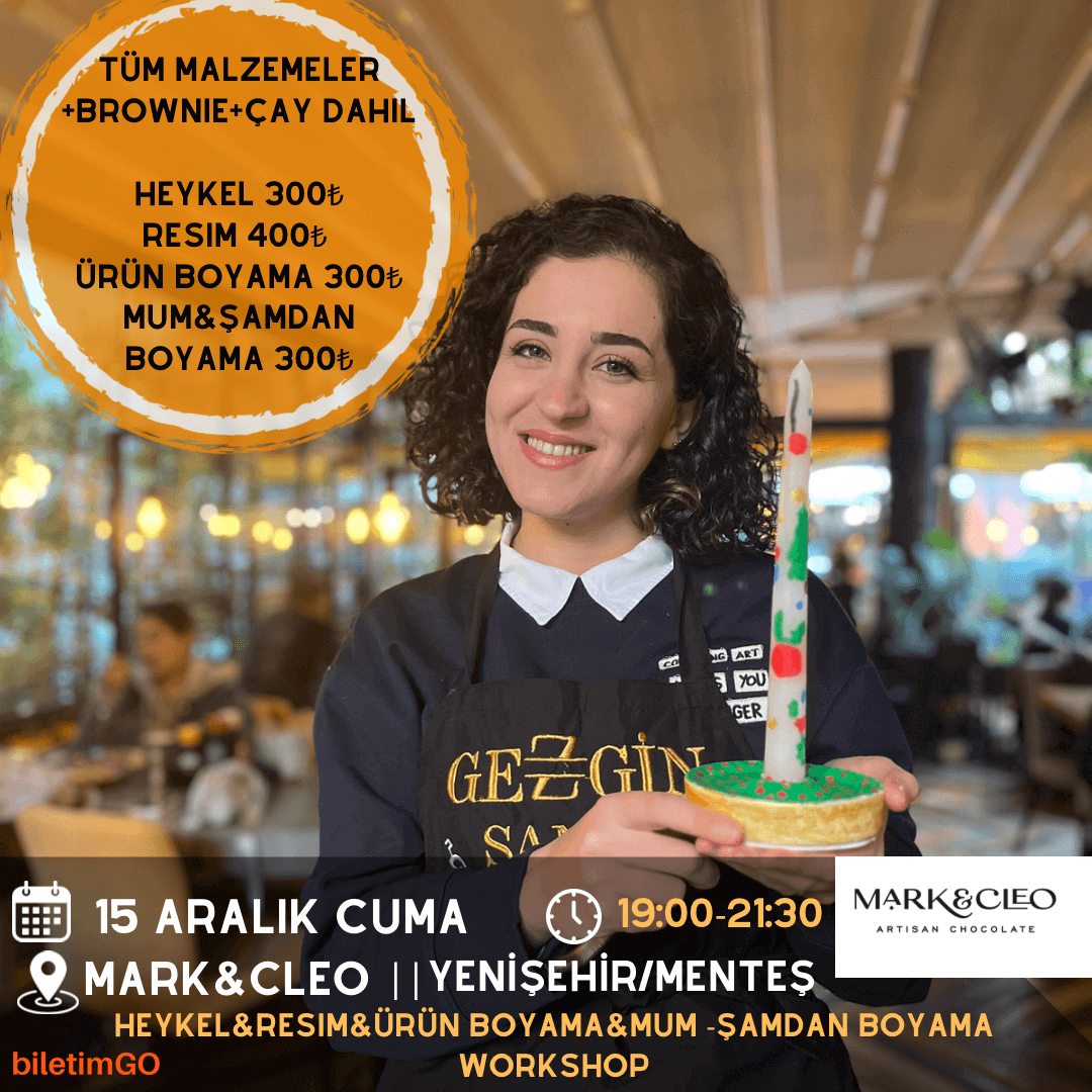 WORKSHOP TAKVİMİ - MARK & CLEO