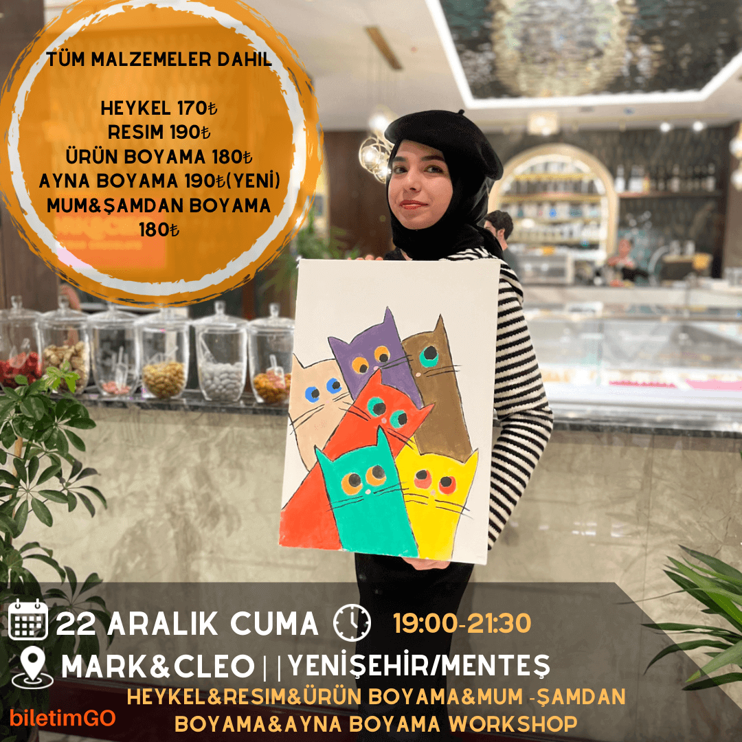 WORKSHOP TAKVİMİ - MARK&CLEO