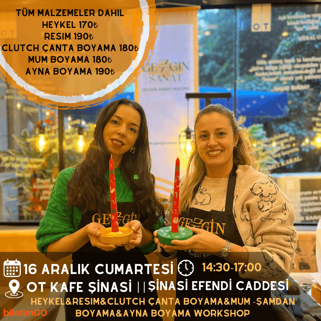 WORKSHOP TAKVİMİ - OT KAFE ŞİNASİ