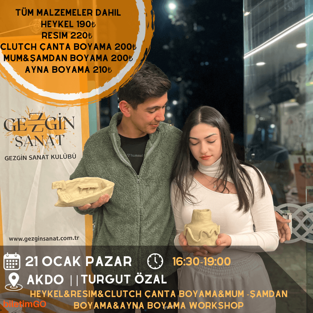 WORKSHOP TAKVİMİ - PAZAR