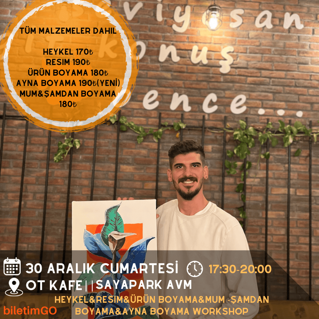 WORKSHOP TAKVİMİ - OT KAFE SAYAPARK