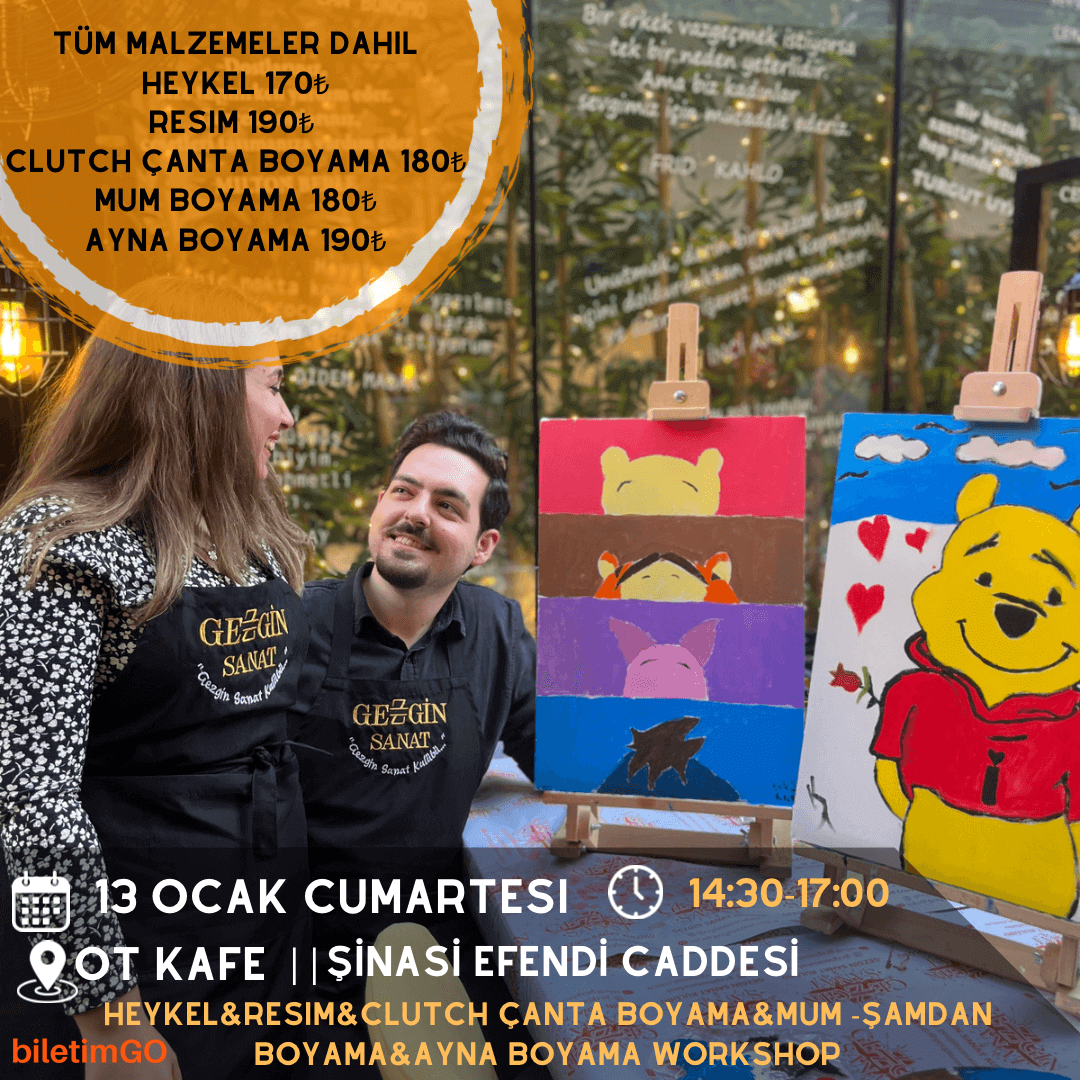 WORKSHOP TAKVİMİ - CUMARTESİ
