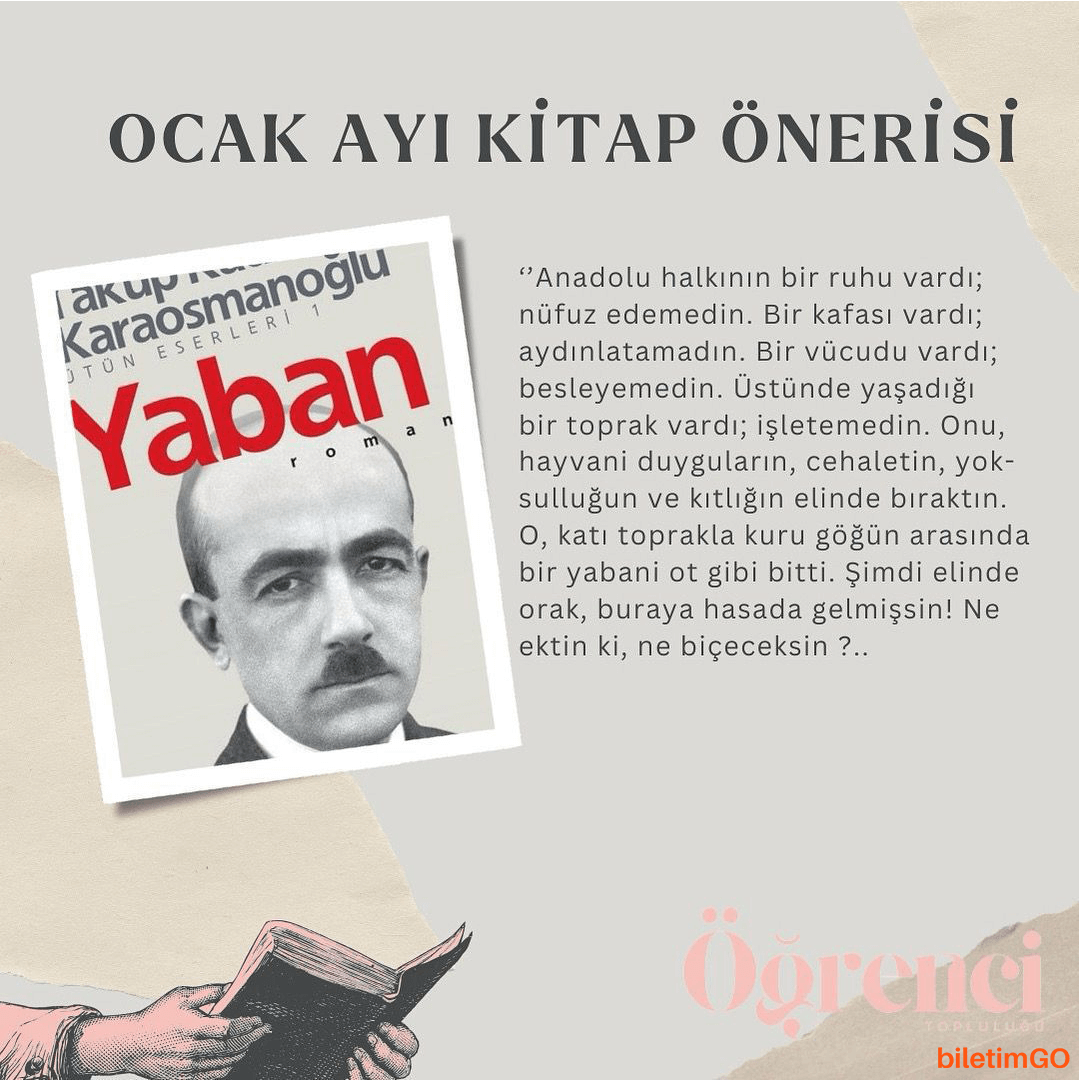 ''Yaban'' Okuma Etkinliği