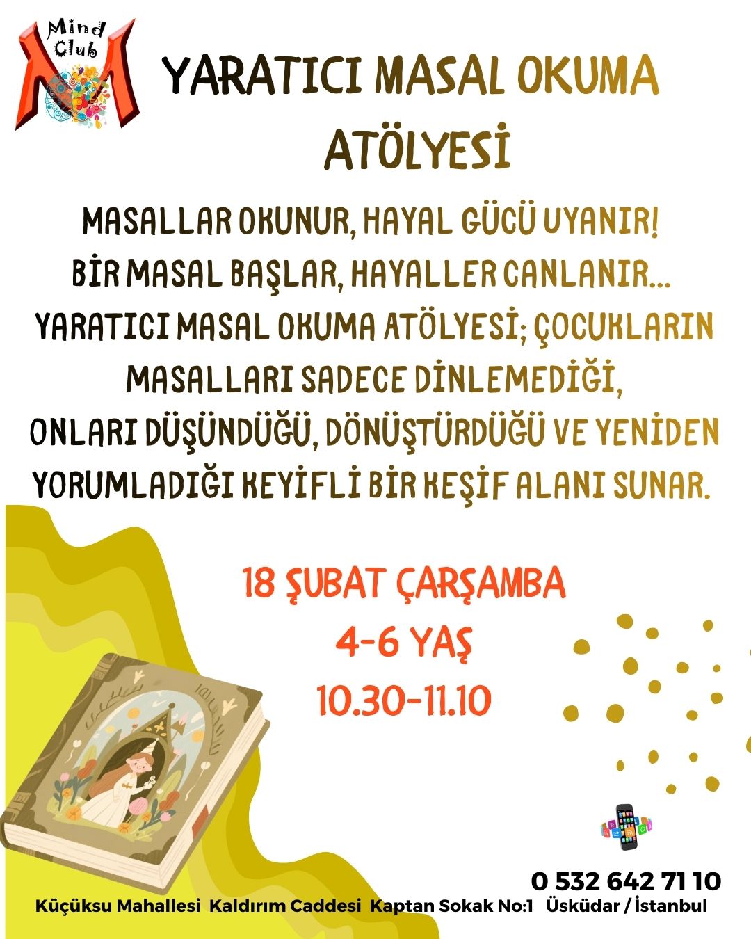 Yaratıcı Masal Okuma Atölyesi
