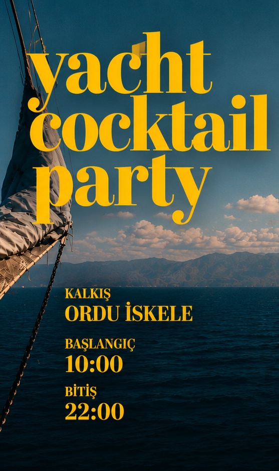 Yatch coctail party