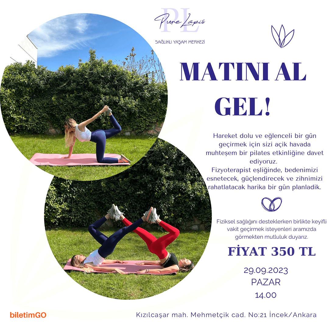 Yaza Veda: Açık Havada Pilates