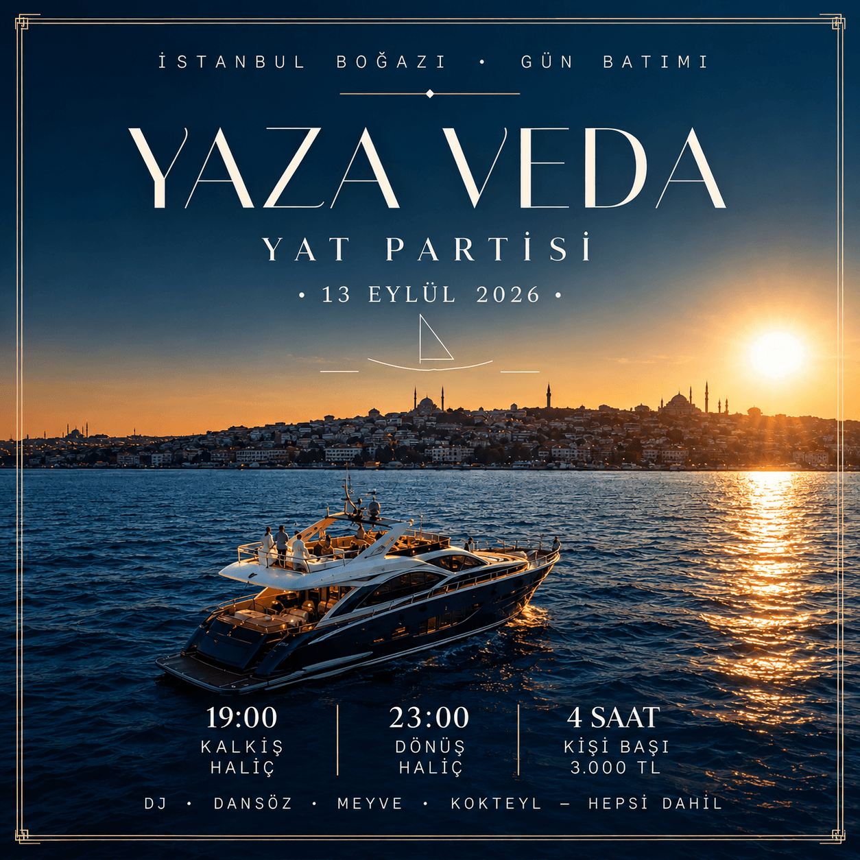 YAZA VEDA PARTİSİ