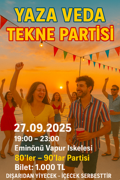 Yaza Veda Tekne Partisi