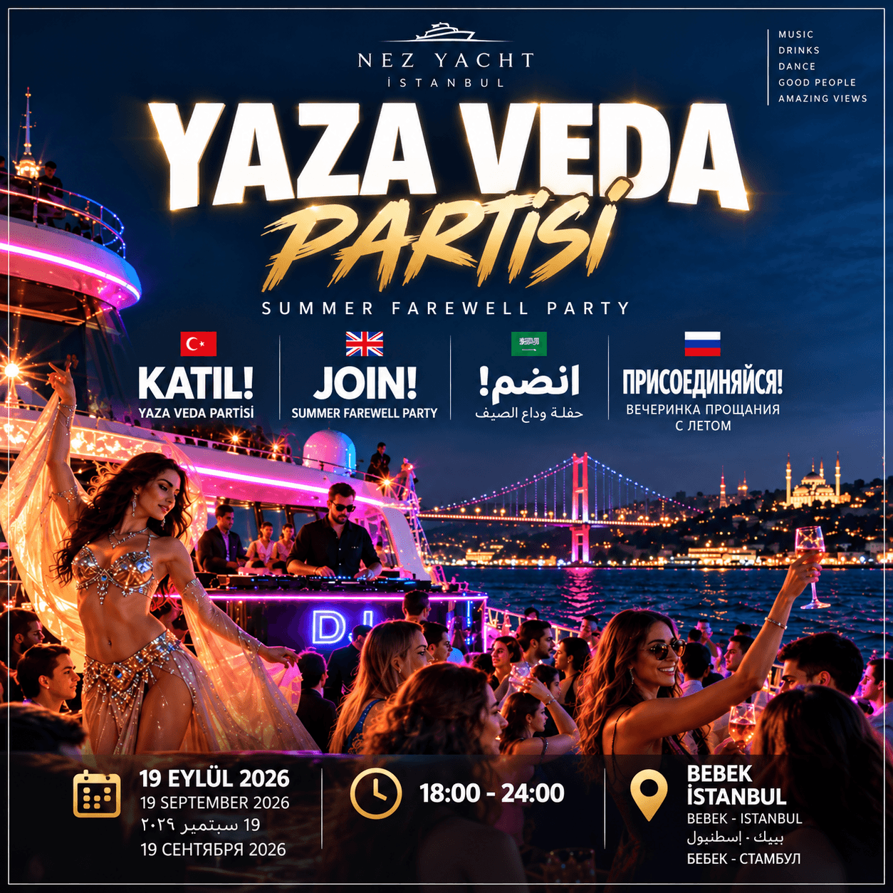 YAZA VEDA YAT PARTİSİ
