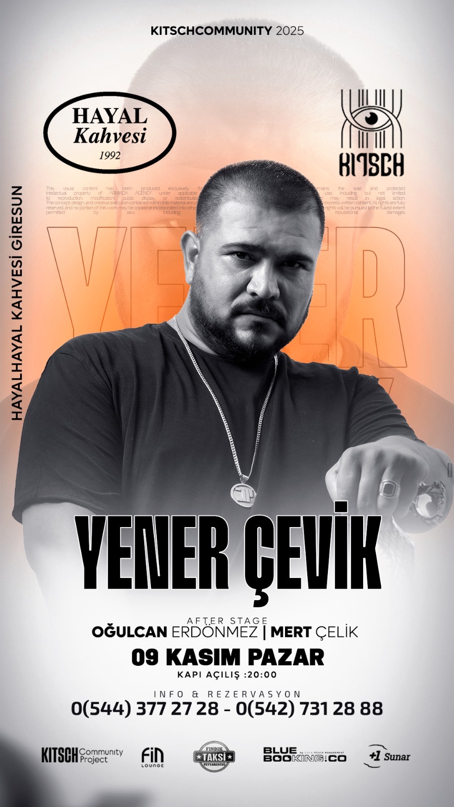 YENER ÇEVİK GİRESUN KONSERİ