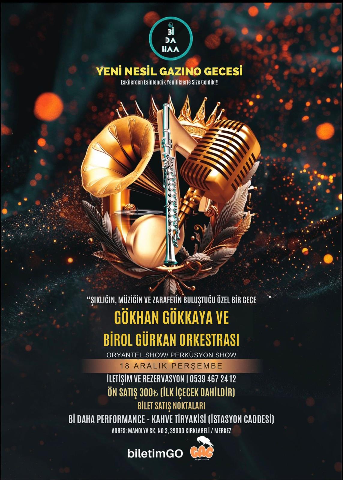 YENİ NESİL GAZİNO GECESİ KIRKLARELİ