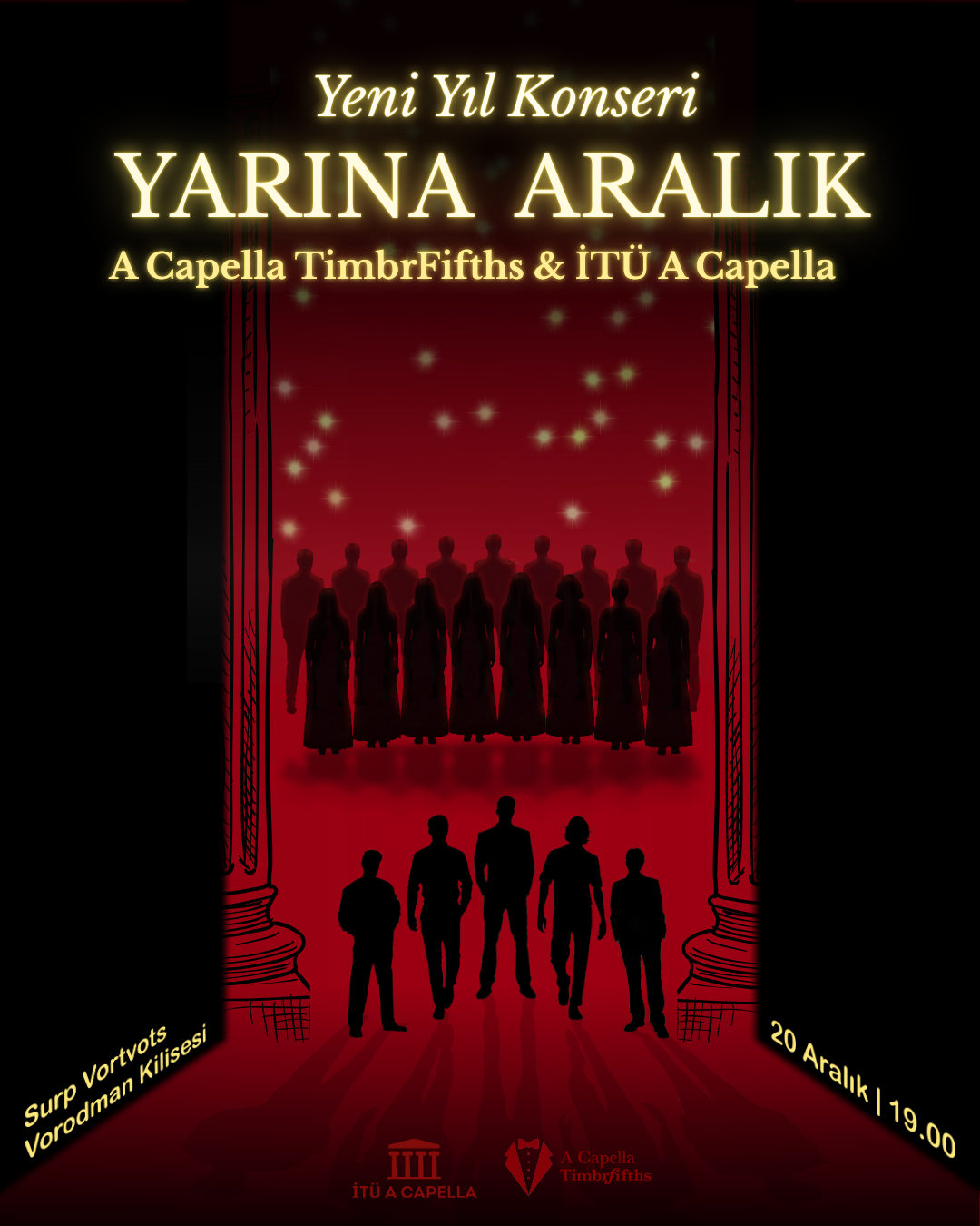 Yeni Yıl Konseri "Yarına Aralık" - A Capella TimbrFifths & İTÜ A Capella