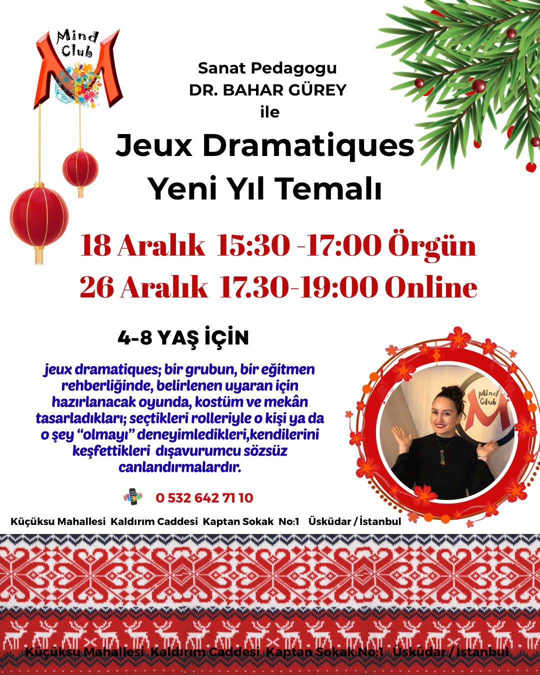 Yeni Yıl Temalı Jeux Dramatiques