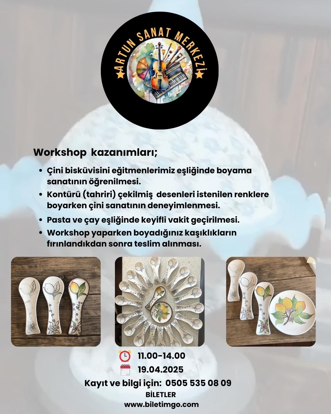 Yetişkinler İçin Çini Boyama Workshop