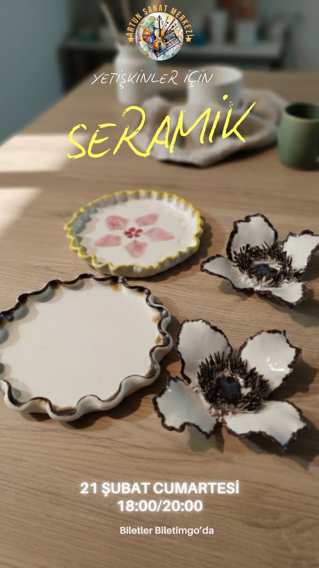Yetişkinler için Seramik Workshop