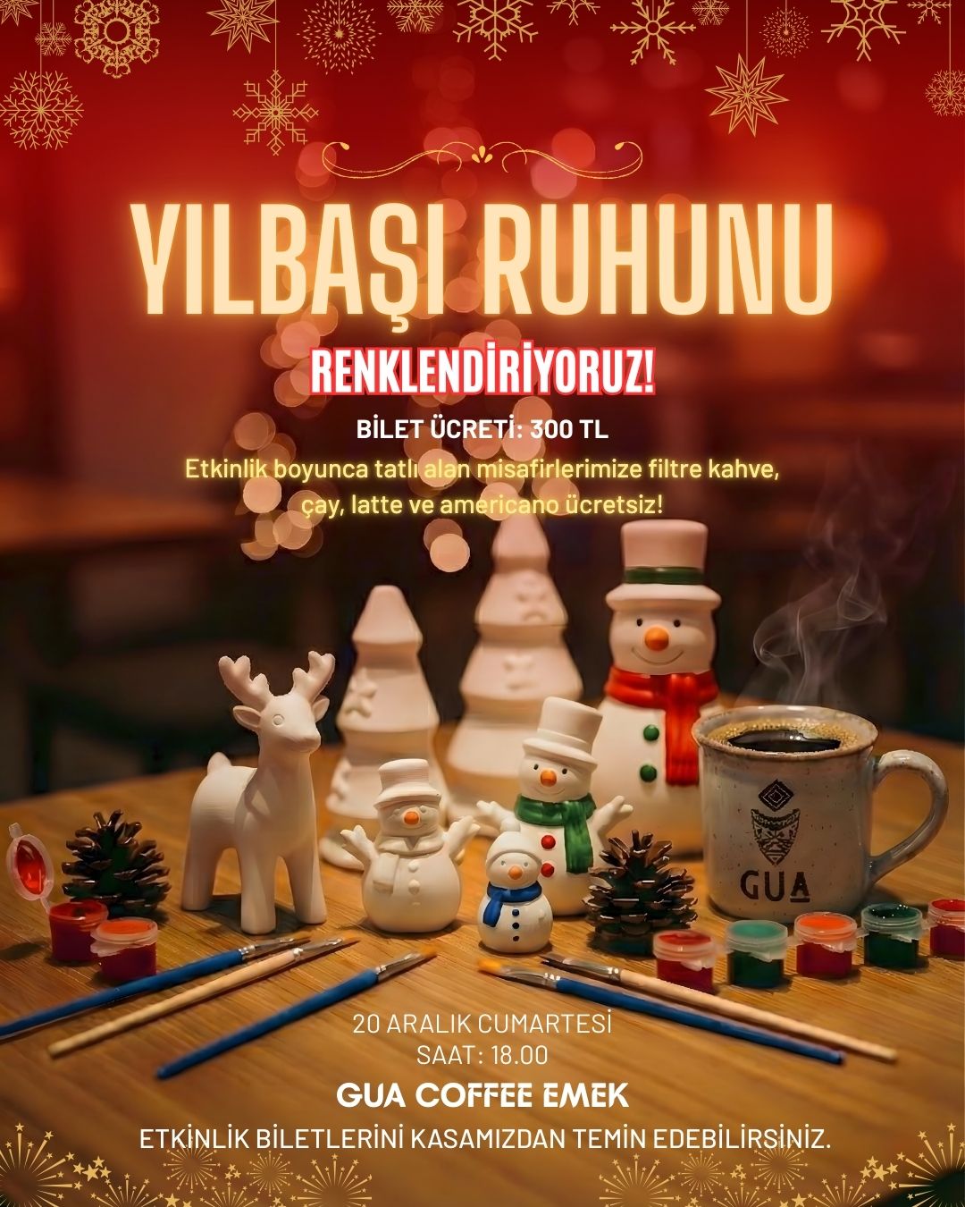 Yılbaşı Biblo Boyama Etkinliği
