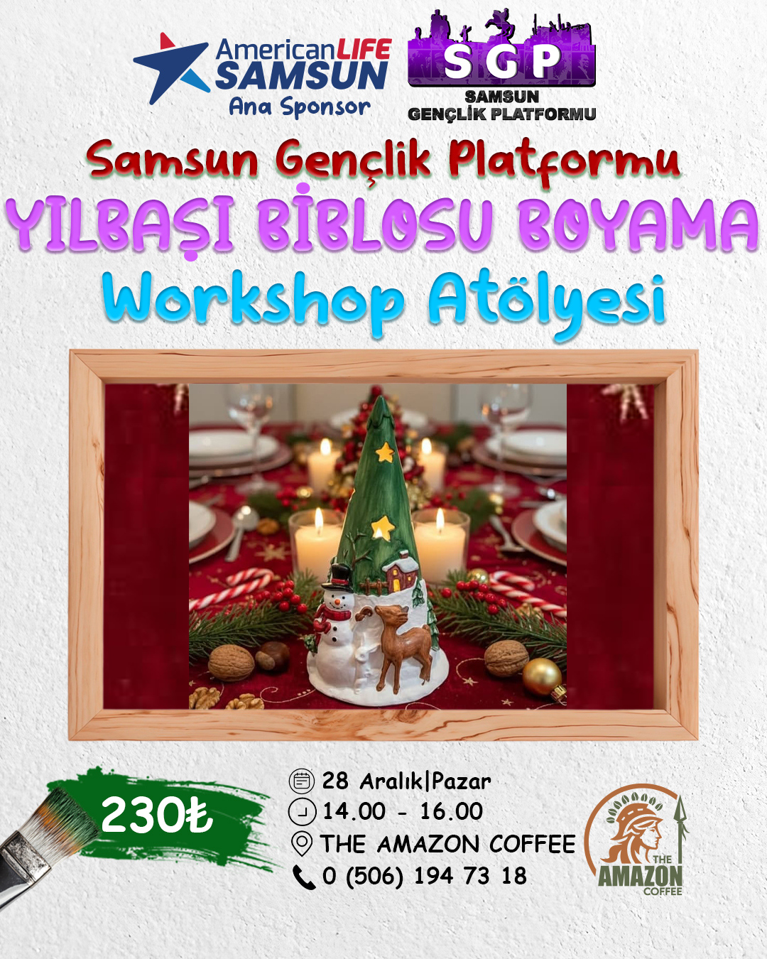 Yılbaşı Biblosu Boyama