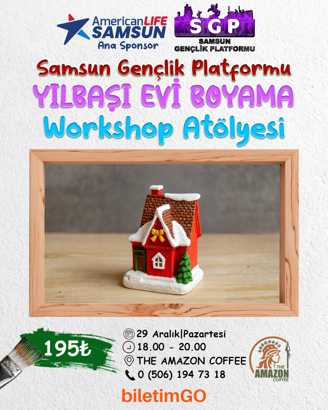 Yılbaşı Evi Boyama Workshop Atölyesi