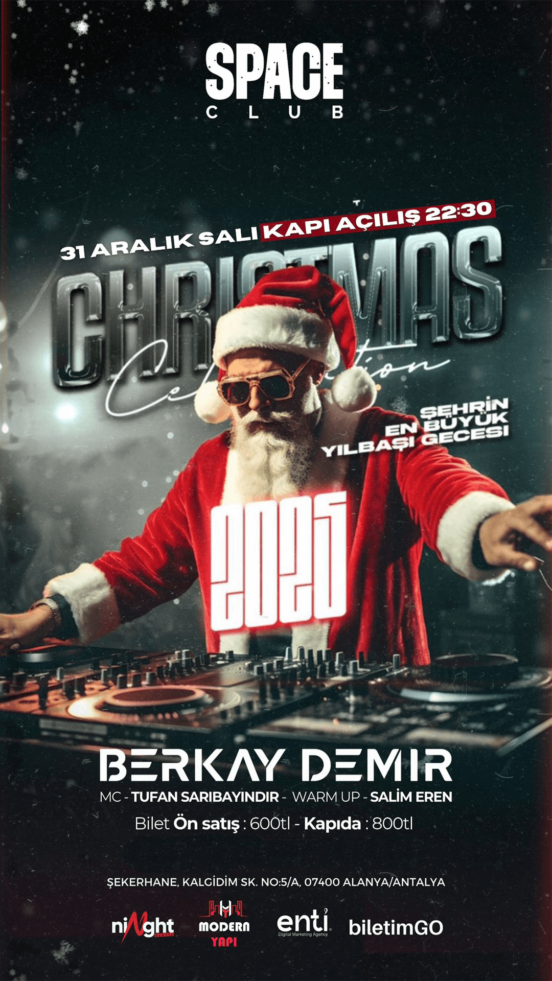 Yılbaşı Partisi - Space Club Alanya