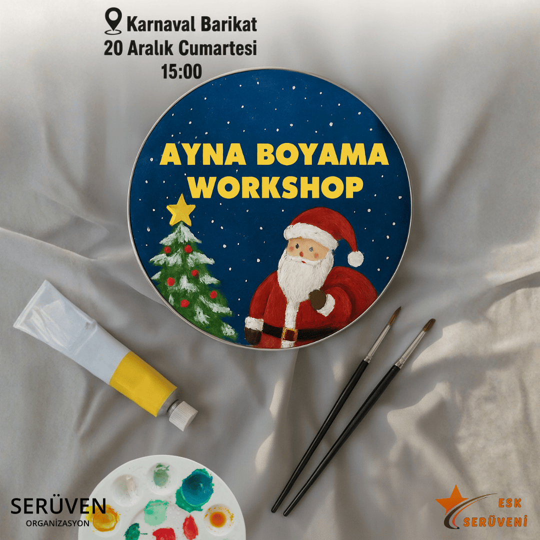 Yılbaşı Temalı Ayna Boyama Workshop