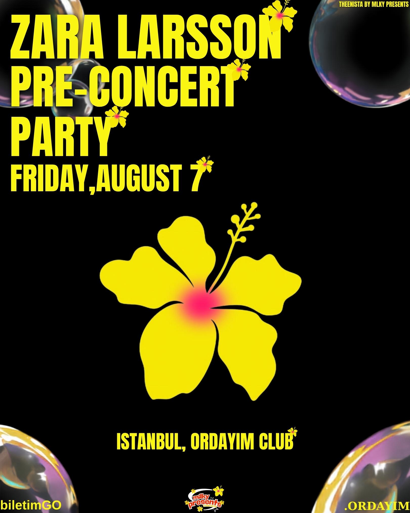 Z. LARSSON PRE-CONCERT PARTY