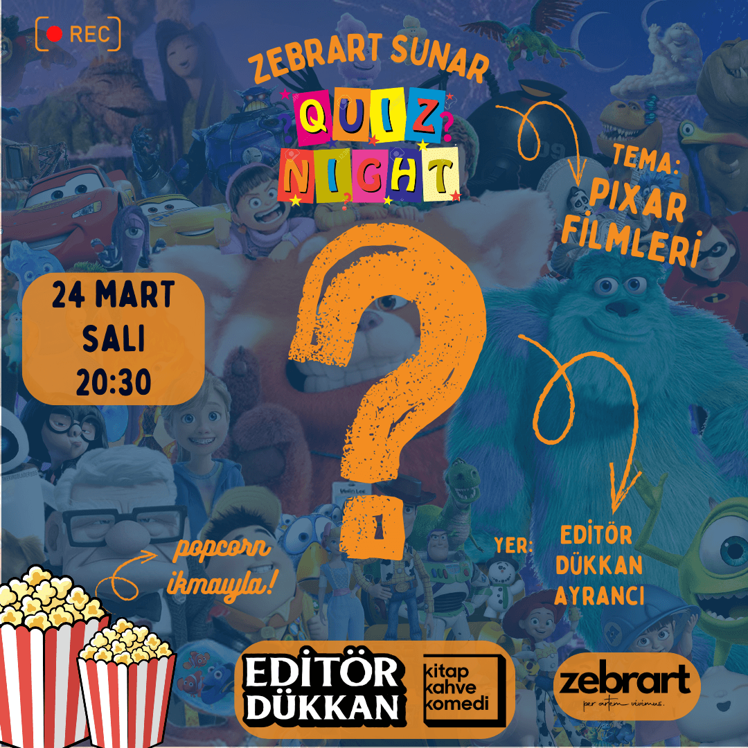 Zebrart Quiz Night - Pixar