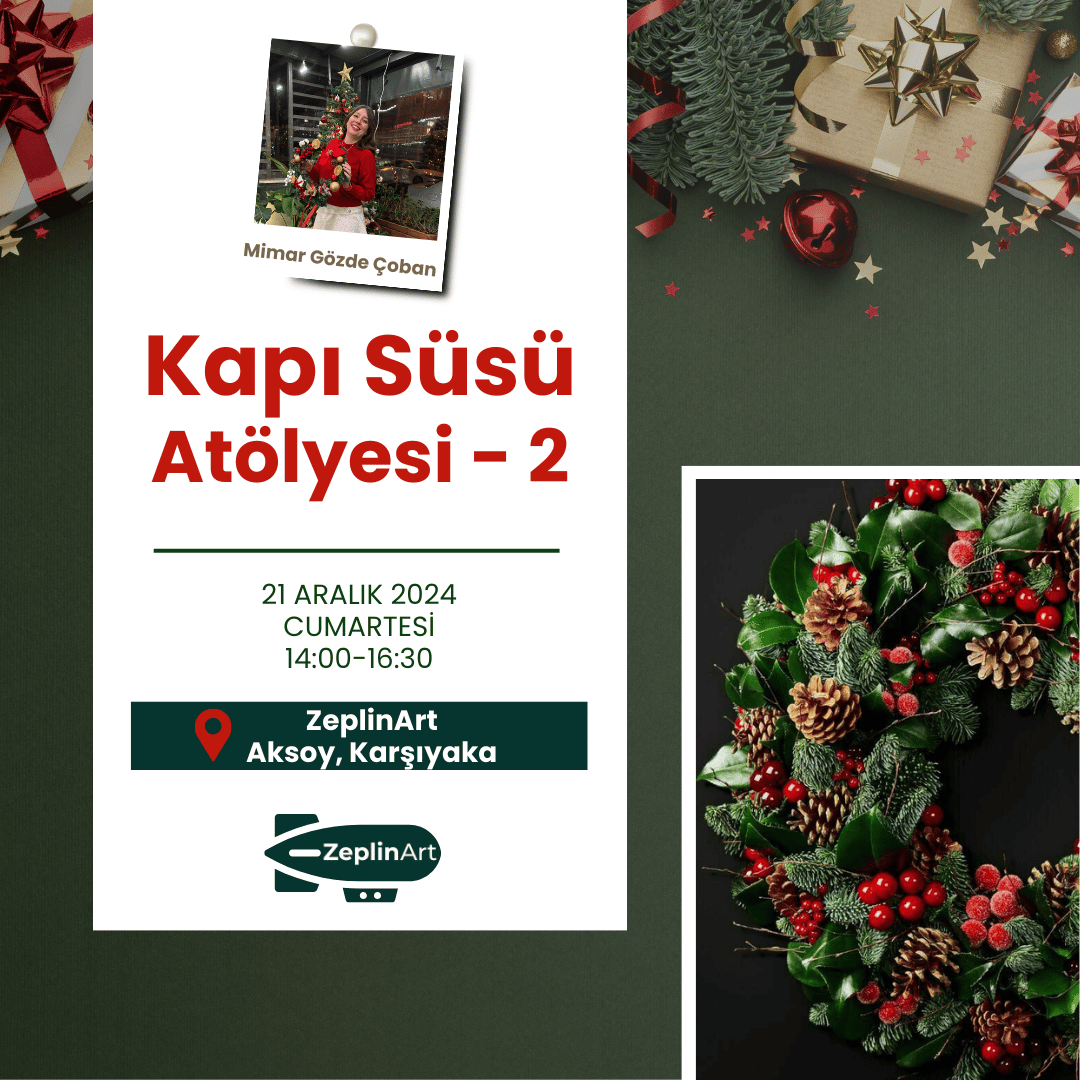 ZeplinArt Yılbaşı Kapı Süsü Atölyesi - 2
